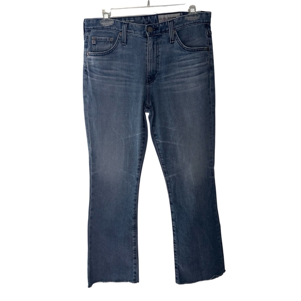 AG Adriano Goldschmied The Jodi Crop Denim Raw Hem Jeans H26